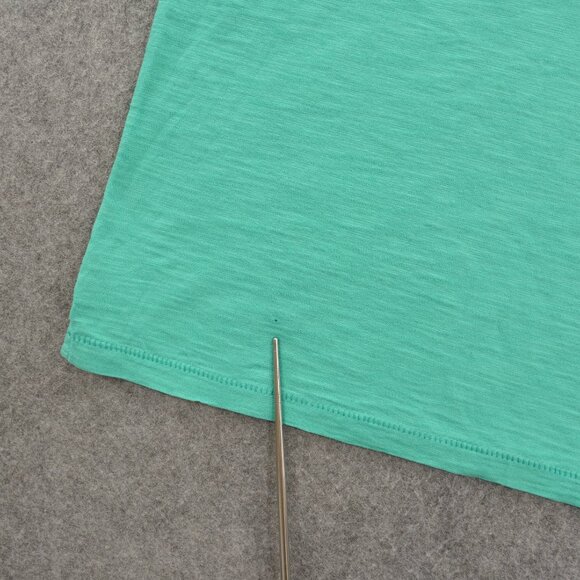 Tommy Bahama Shirt Mens Large Green Crew Neck Short Sleeve Logo Pocket - Picture 14 of 14